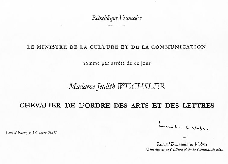 the official decree from the French government